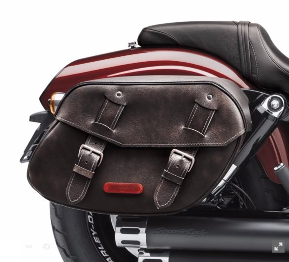 Distressed discount leather saddlebags